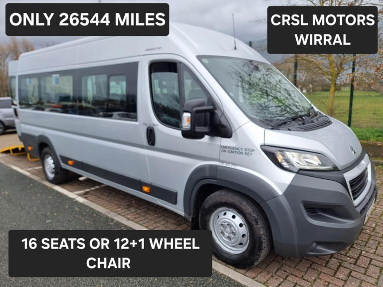 2017 Peugeot Boxer 2.0 BlueHDi H2 MINI BUS WHEEL CHAIR ACCESSIBLE 130ps Minibus Diesel Manual