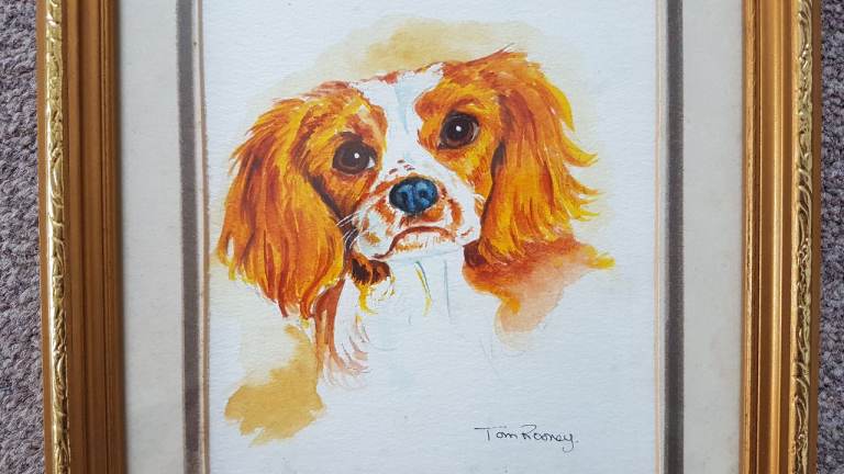Cavalier King Charles Spaniel Painting