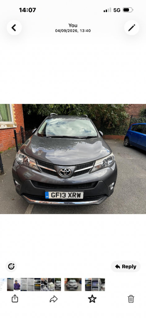 Toyota, RAV 4, Estate, 2013, Other, 2231 (cc), 5 doors