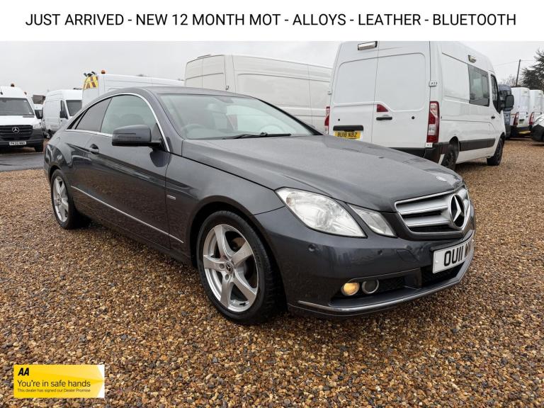 2011 Mercedes-Benz E Class E220 CDI BlueEFFICIENCY SE 2dr COUPE DIESEL Manual