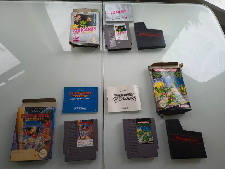 NES Games Bundle with Boxes and Manuals – Good Condition