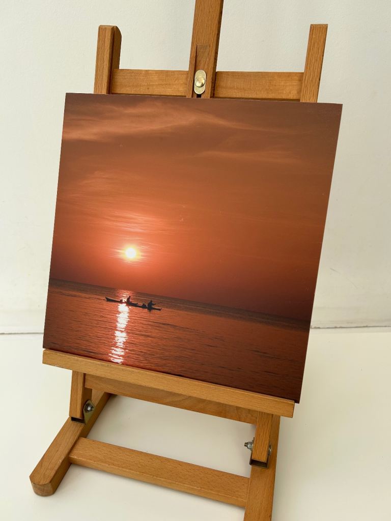 Block Mounted Sunset Photography Print Ready to Hang