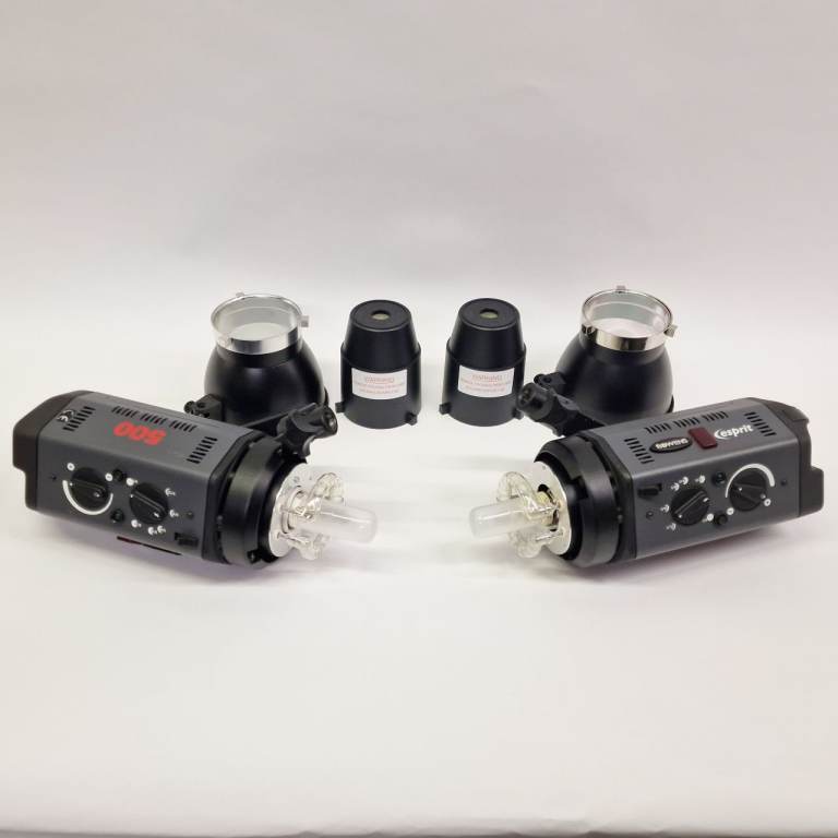 Kit Bowens Esprit 500 Studio Flash Kit Complete Setup Lighting Kit Quality SetUp