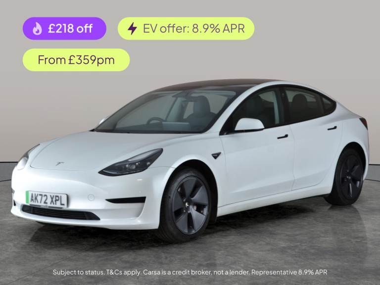 2022 Tesla Model 3 RWD 4dr Auto SALOON ELECTRIC Automatic