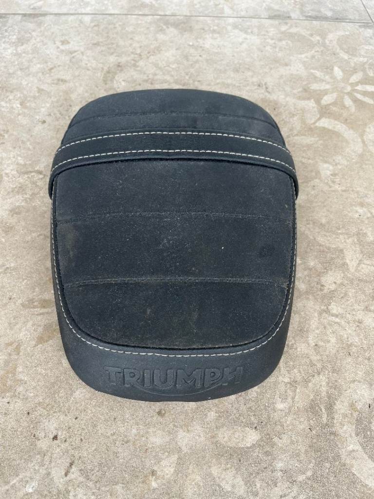 Genuine Triumph Street Scrambler 900 Pillion Seat 2305745 SUEDE EFFECT