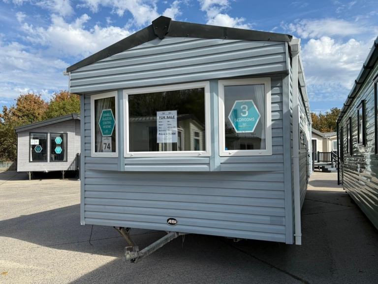  35x10ft Double Glazed & Central Heated 3 Bed 2016 Static Caravan - Offsite