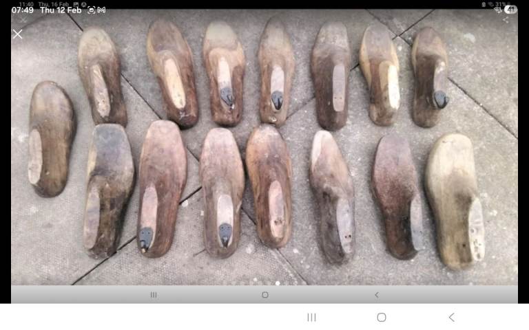 Vintage shoe last wooden cost / key hook cool