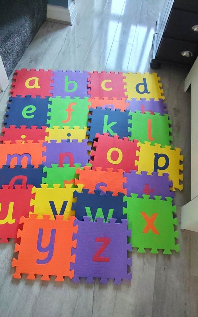 Sponge,alphabet interlocking floor tiles
