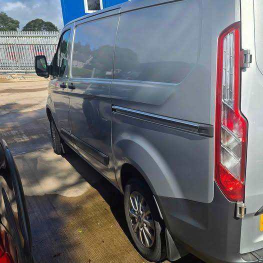 Transit Custom moondust silver sliding door