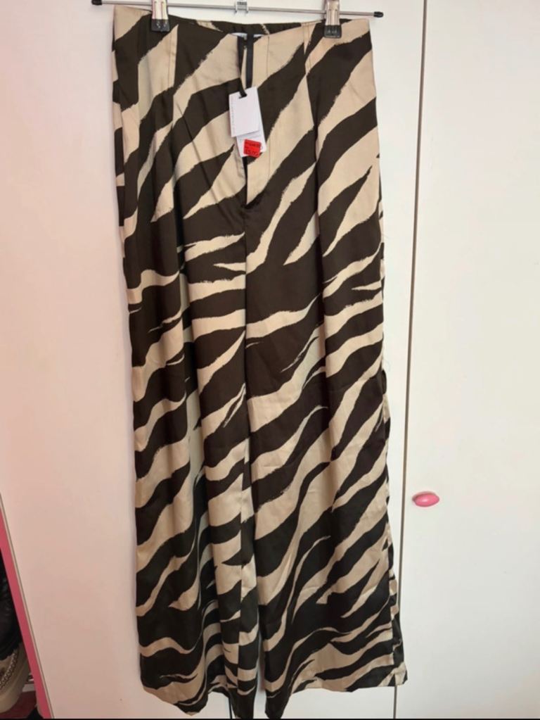 Primark  Zebra Print Wide Leg Trousers