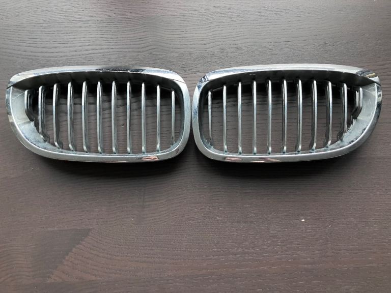 BMW E46 coupe facelift chrome grill
