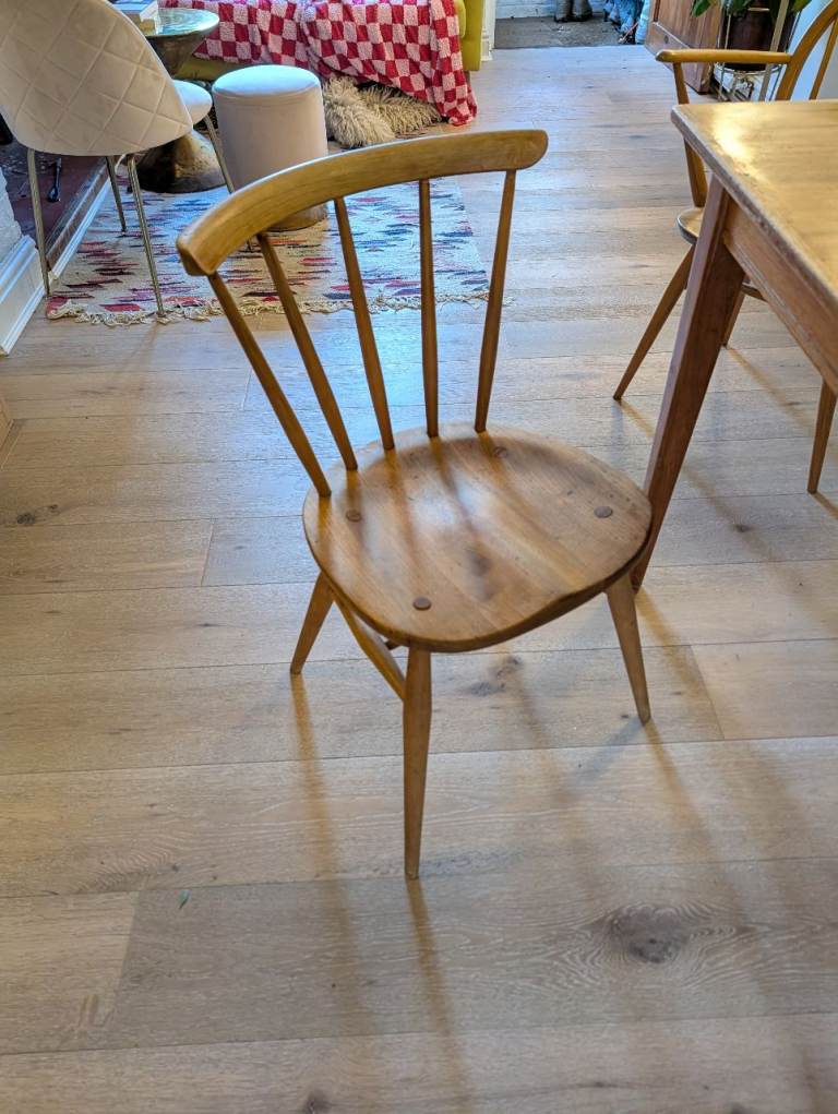 Mid-Century Gordon Russell Extending Dining Table & Ercol Carver Chairs