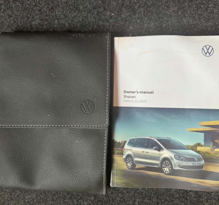 Volkswagen Sharan 2020 onwards  Owner's Manual and Leather Wallet - Good Condition