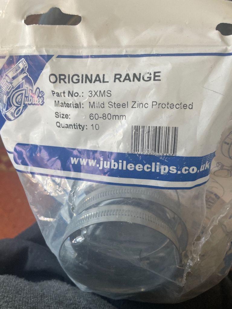 Jubilee clips 60-80mm