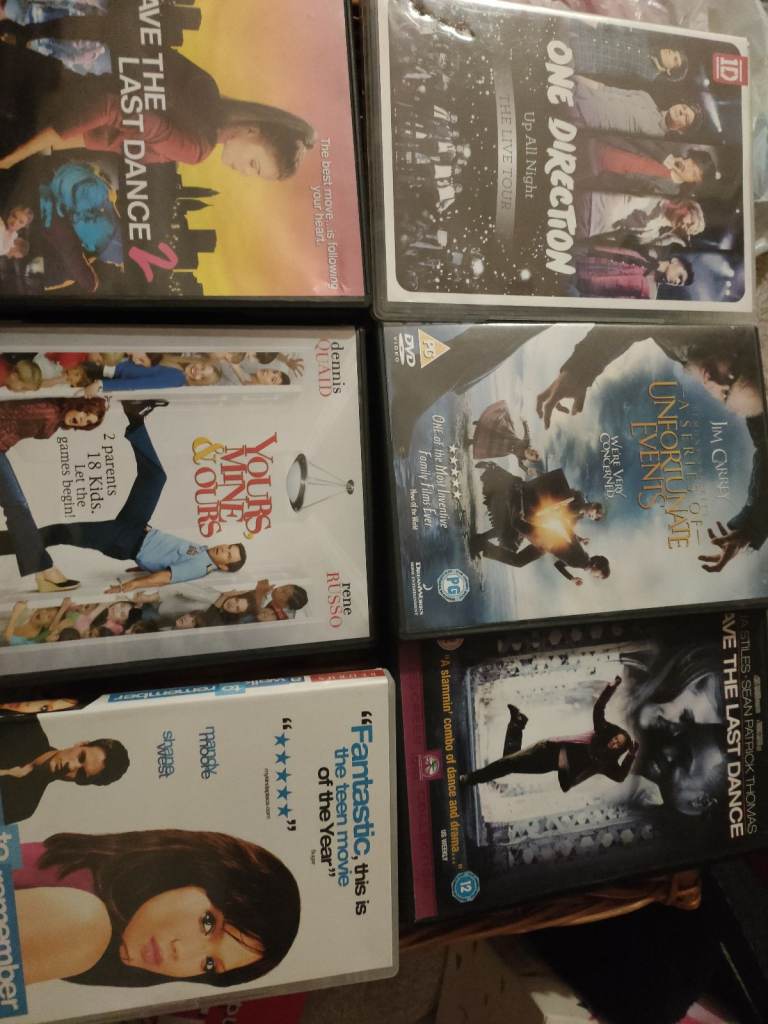 DVDs- suitable for pre teens/teens