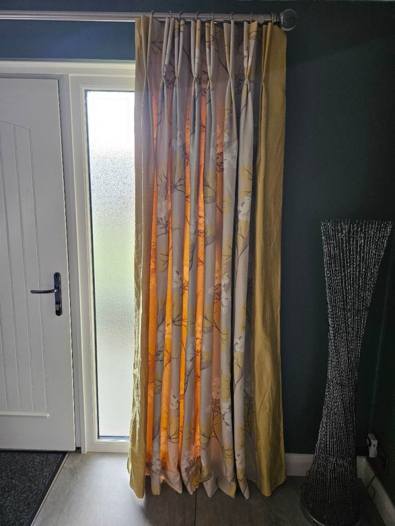 Laura Ashley Multicoloured Fabric Curtains - Good Condition