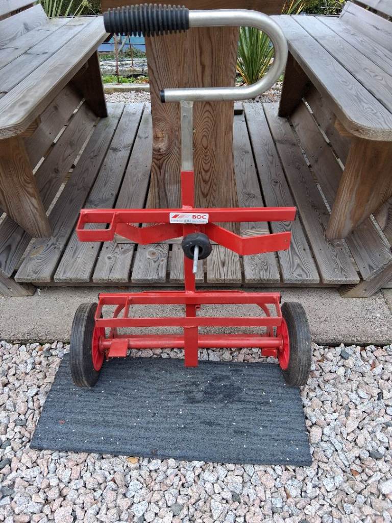 BOC Small Welding Oxygen/Acetylene Gas Cylinder Trolley