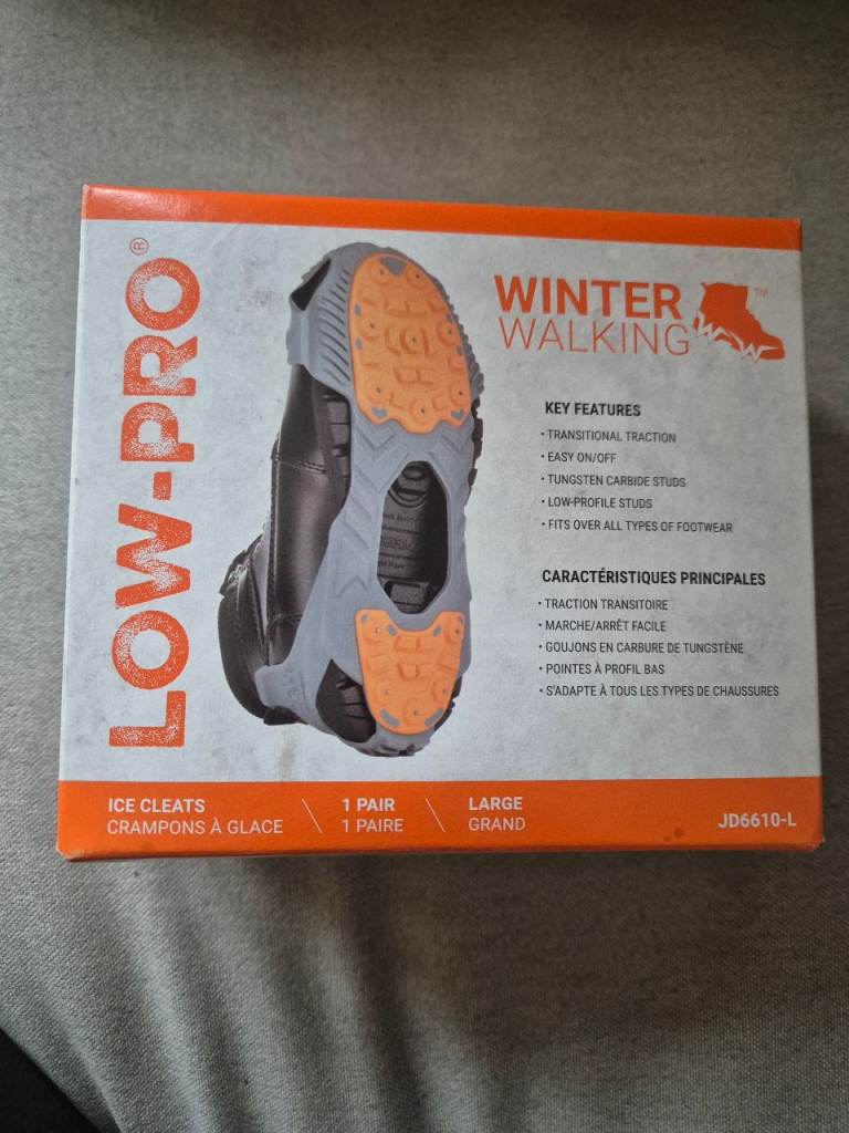 image for Winter Outdoor Ice Cleats for Walking, Hiking, Climbing - various sizes  