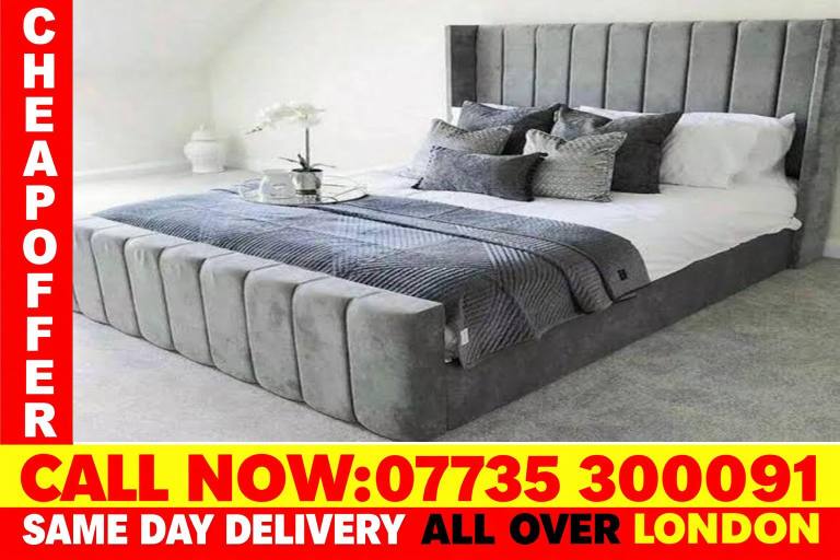 --KING SIZE - SINGLE BED AND MATTRESS (ytfgfd