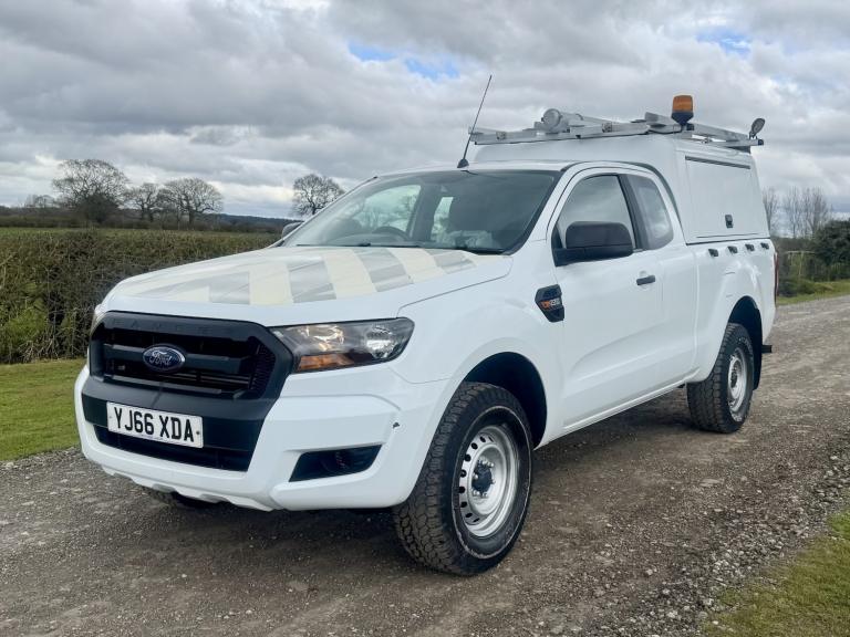 FORD RANGER 2.2 TDCi XL SUPER CAB UTILITY SPEC White Manual Diesel 2016 66 REG