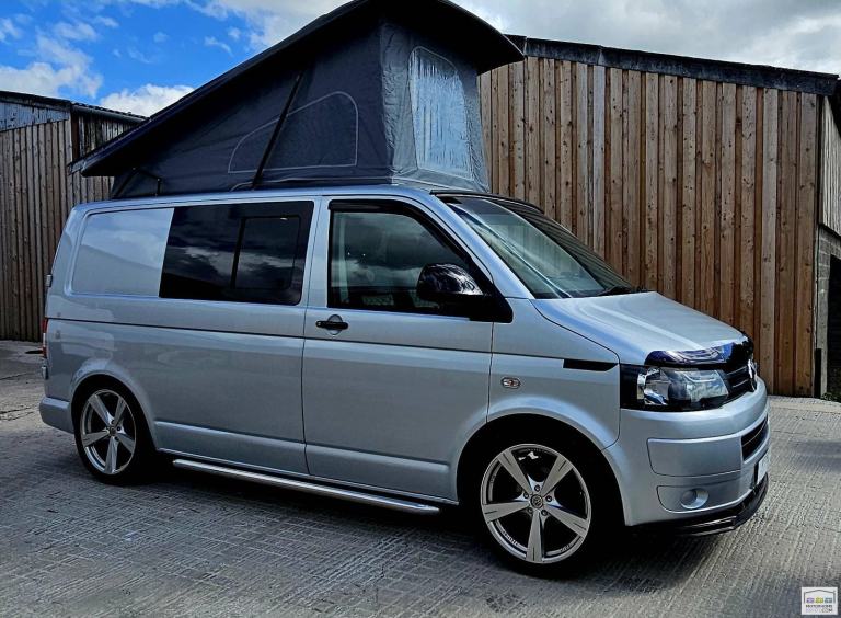 VW T5.1 pop top camper 2012 97k SWB T28 4 berth 5 belts 4.94m