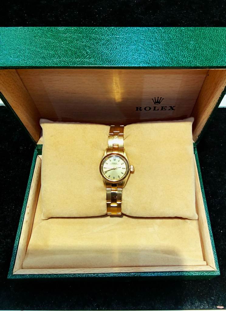 LADIES ROLEX 18K YELLOW GOLD