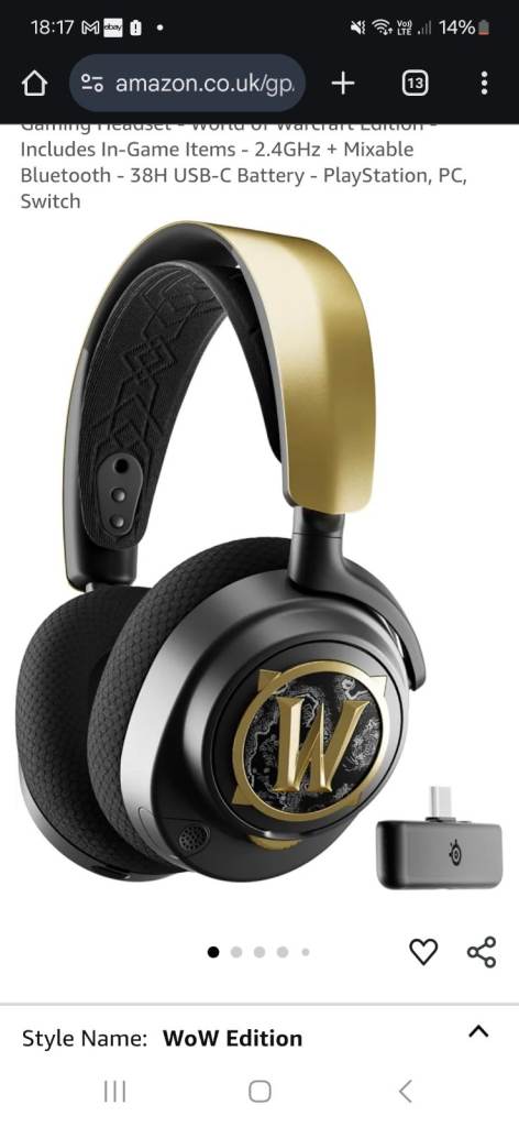 image for World of Warcraft Gaming Headset
