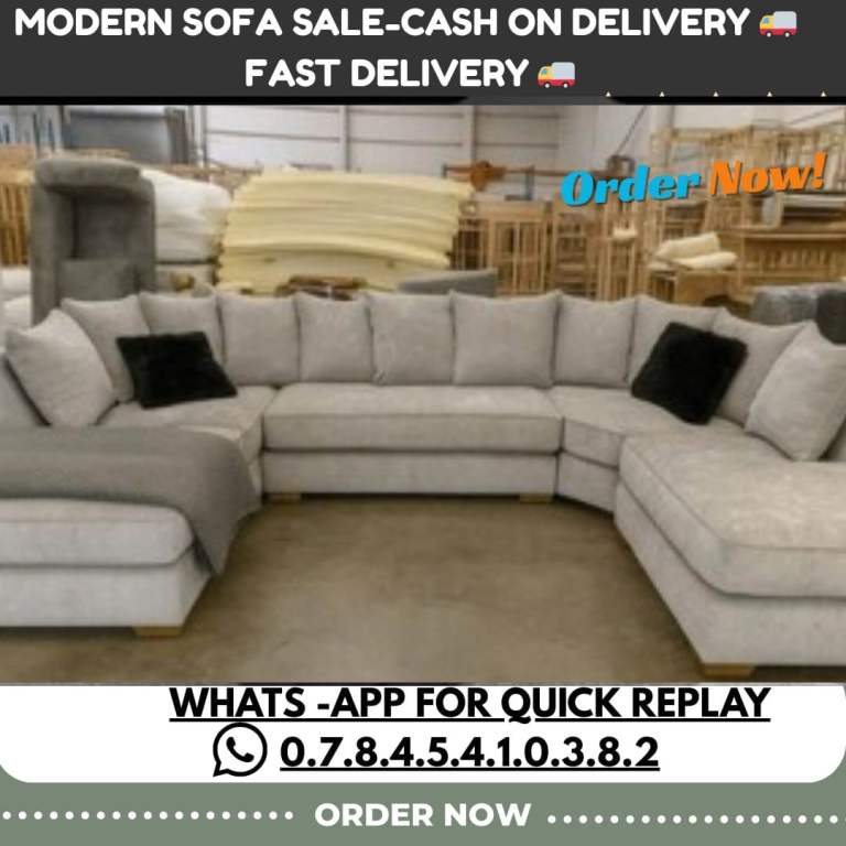 Luxury U‑Shape Sofa – Contemporary Design – Affordable Price