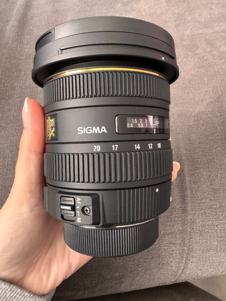 Sigma 10-20mm 1:3.5 EX DC HSM Lens for Nikon – Good Condition