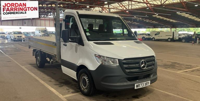 2023 73reg MERCEDES BENZ SPRINTER 315 ALLOY BODY SINGLE CAB TIPPER ** AIR-CON **