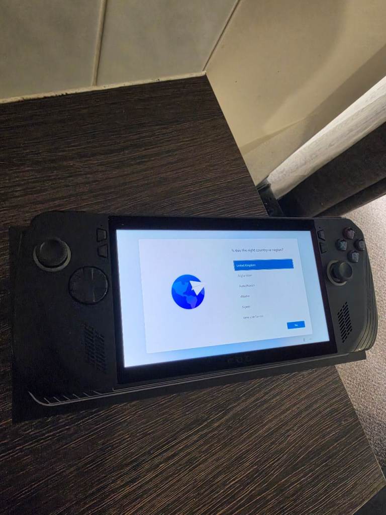 ROG Ally X handheld
