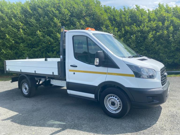 2019/19 FORD TRANSIT 2.0 350 ECO BLUE MEDIUM WHEEL BASE L2 ALLOY DROPSIDE TIPPER