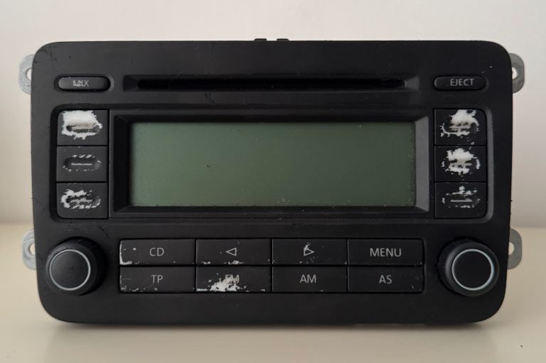 Genuine vw Golf mk5 rdc 300 Blaupunkt CD Radio Player Stereo 1K0035186L Parts/Repair