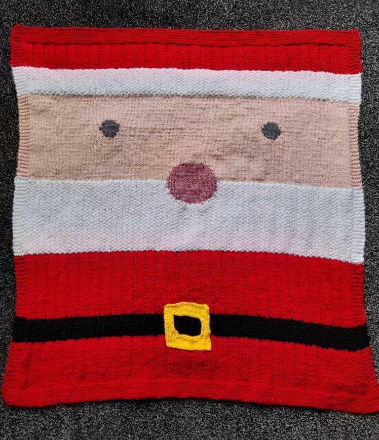 New Hand knitted babies blanket 
