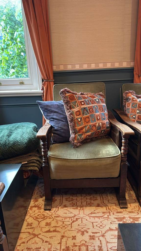 Vintage-Style Wooden 2 Armchairs (Set or Separate)