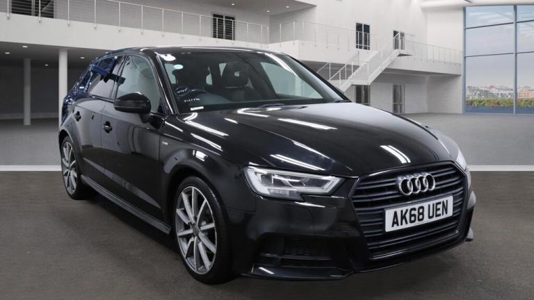 2018 Audi A3 2018 68-Reg Audi A3 35 TFSI ''Black Edition'' Sportback 5dr,65,000 MILES,UL HATCHBAC...