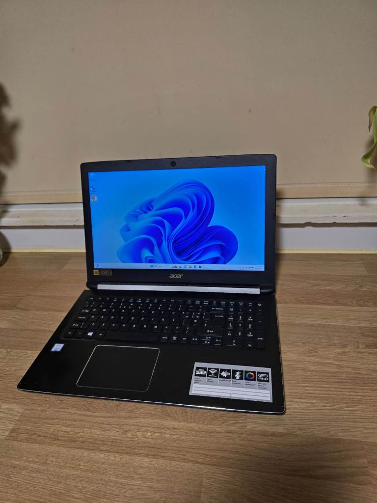 Acer aspire laptop i5 8gb ram 1tb hdd 