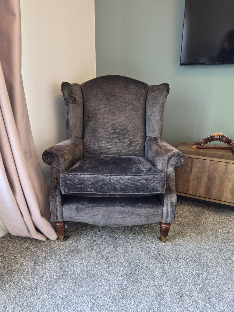 Laura Ashley Georgian style wingback armchair