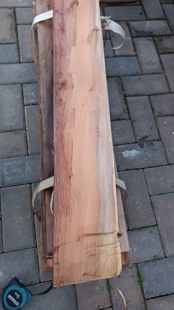 Fully seasoned Yew planks