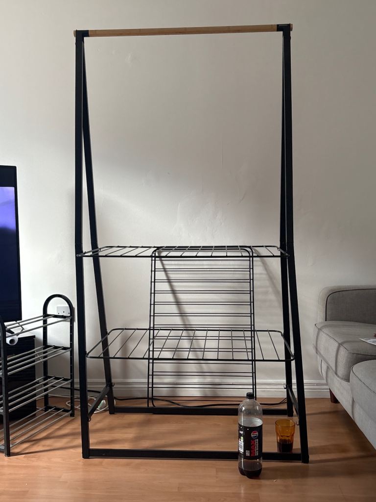 Brabantia Linn Clothes Rack, Large - Black