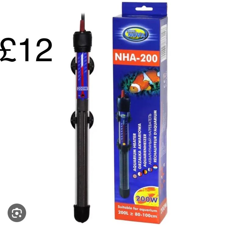 image for Aquarium fish heaters and filters