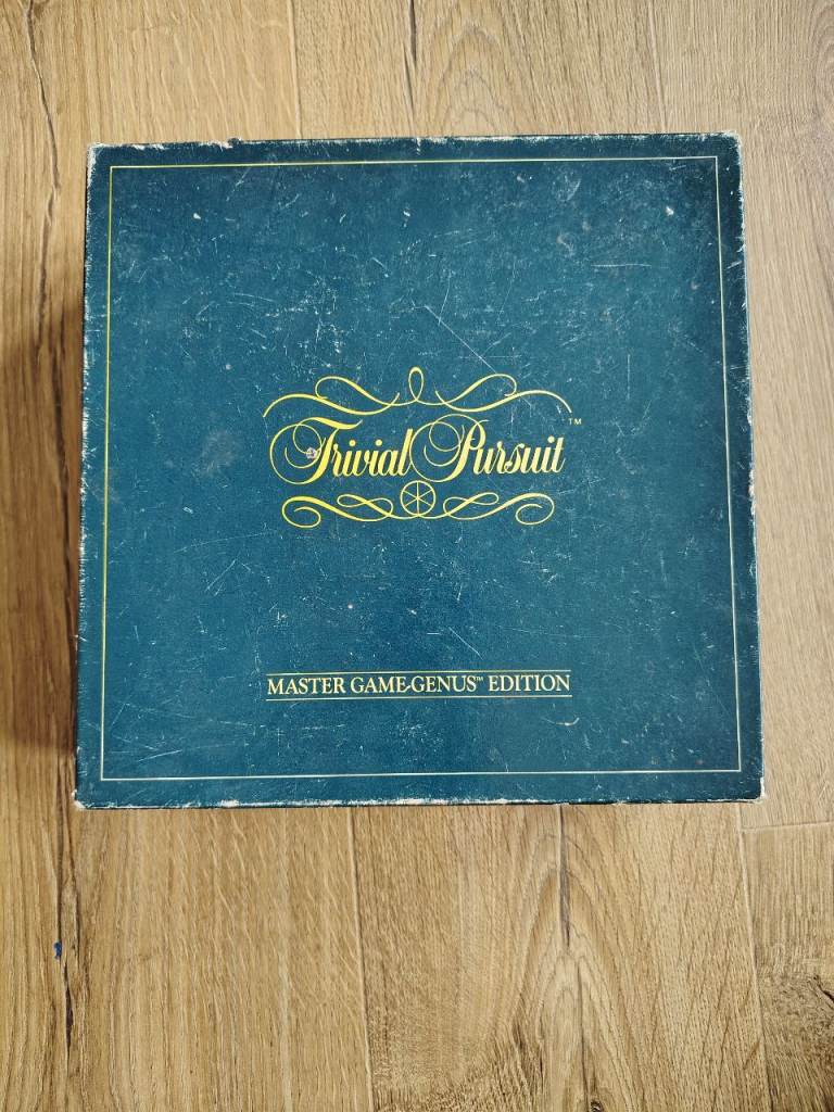 Trivial Pursuit Master Game Genus Edition 1983 Original Complete Vintage