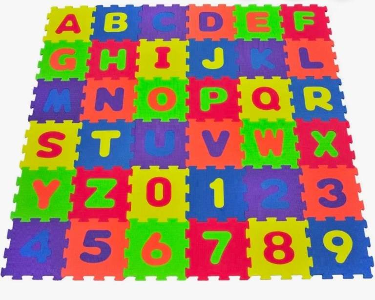 Chad Valley Numbers & Letters Foam mats