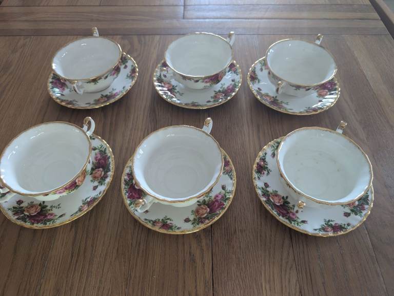 Royal Albert Country Roses Soup Set