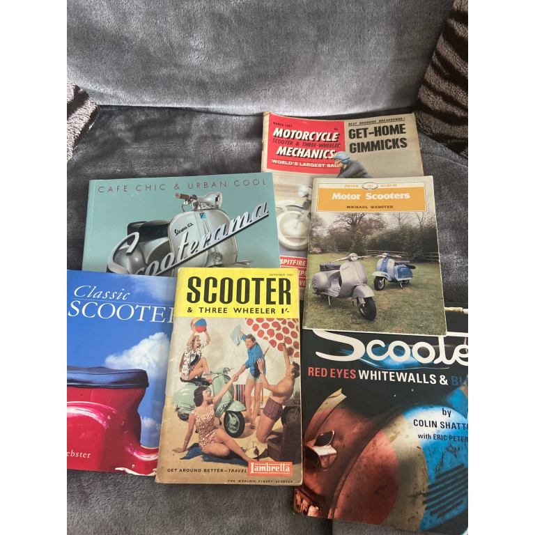 Scooter books and magazine £10 for all