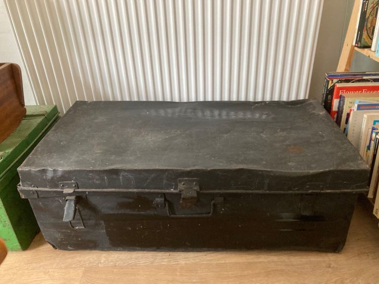 Vintage 1940's military trunk
