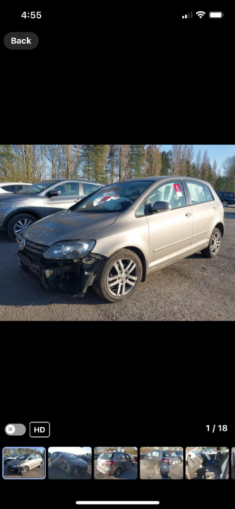 Vw golf plus 1.6 TDI dsg BREAKING PARTS ONLY 