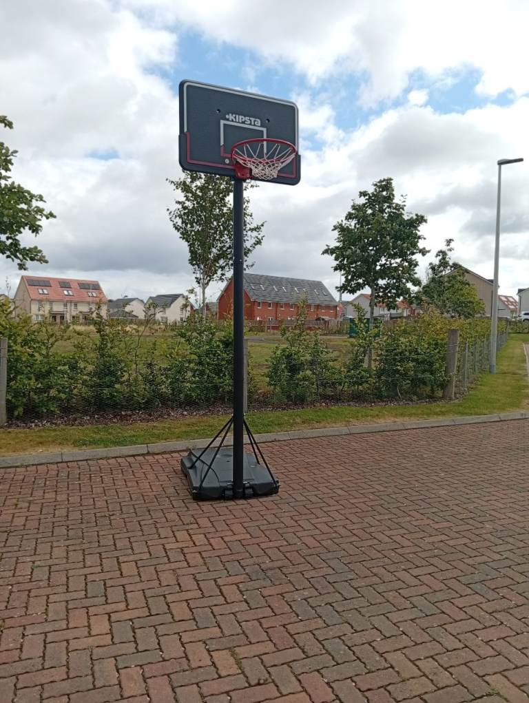 Kipsta Black Portable Basketball Hoop 