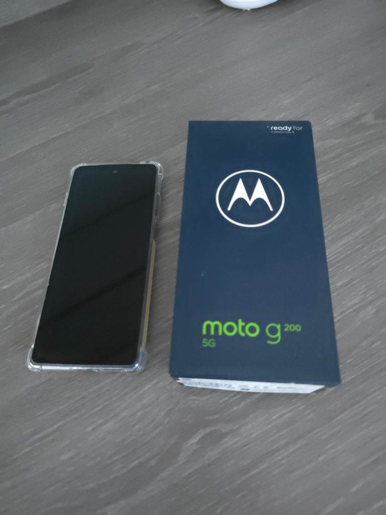 image for MOTOROLA G200 MOBILE SMARTPHONE 6.8 INCH SCREEN UNLOCKED 5G 8GB RAM 128GB IN EXCELLENT CONDITION 