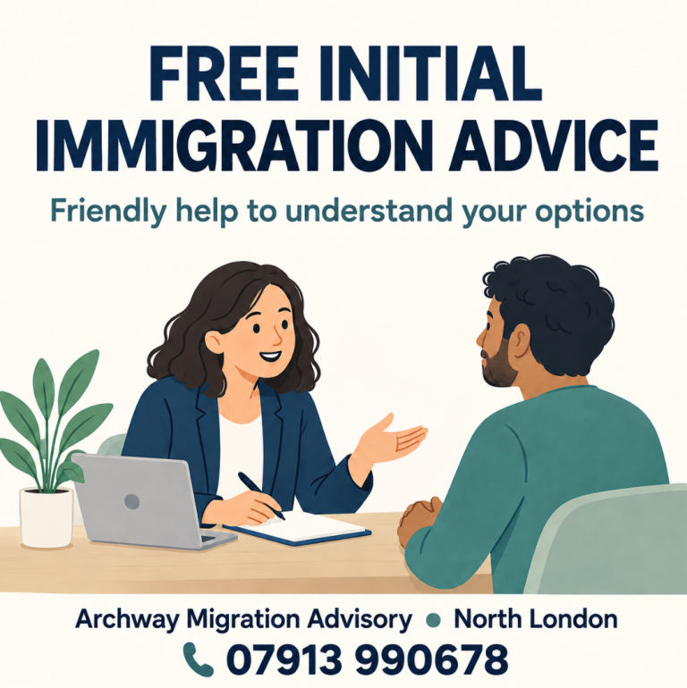 Free Initial Immigration Advice – North London
